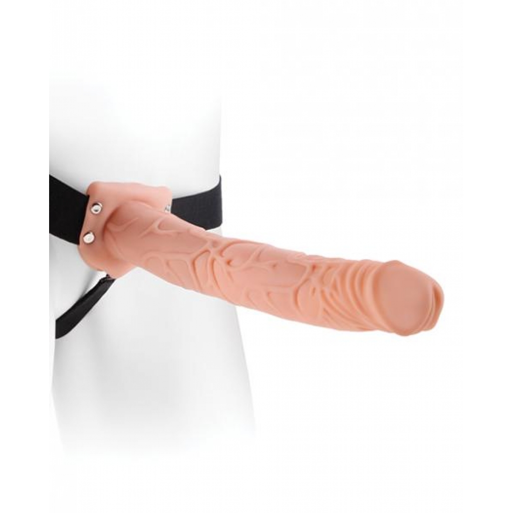 Fetish Fantasy 11 Inches Hollow Strap-On - Beige