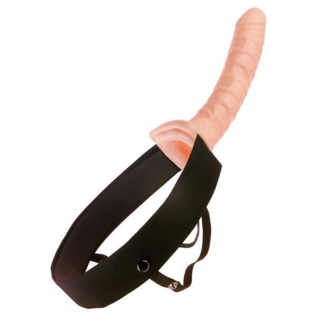 Fetish Fantasy 10in Hollow Strap-On - Beige