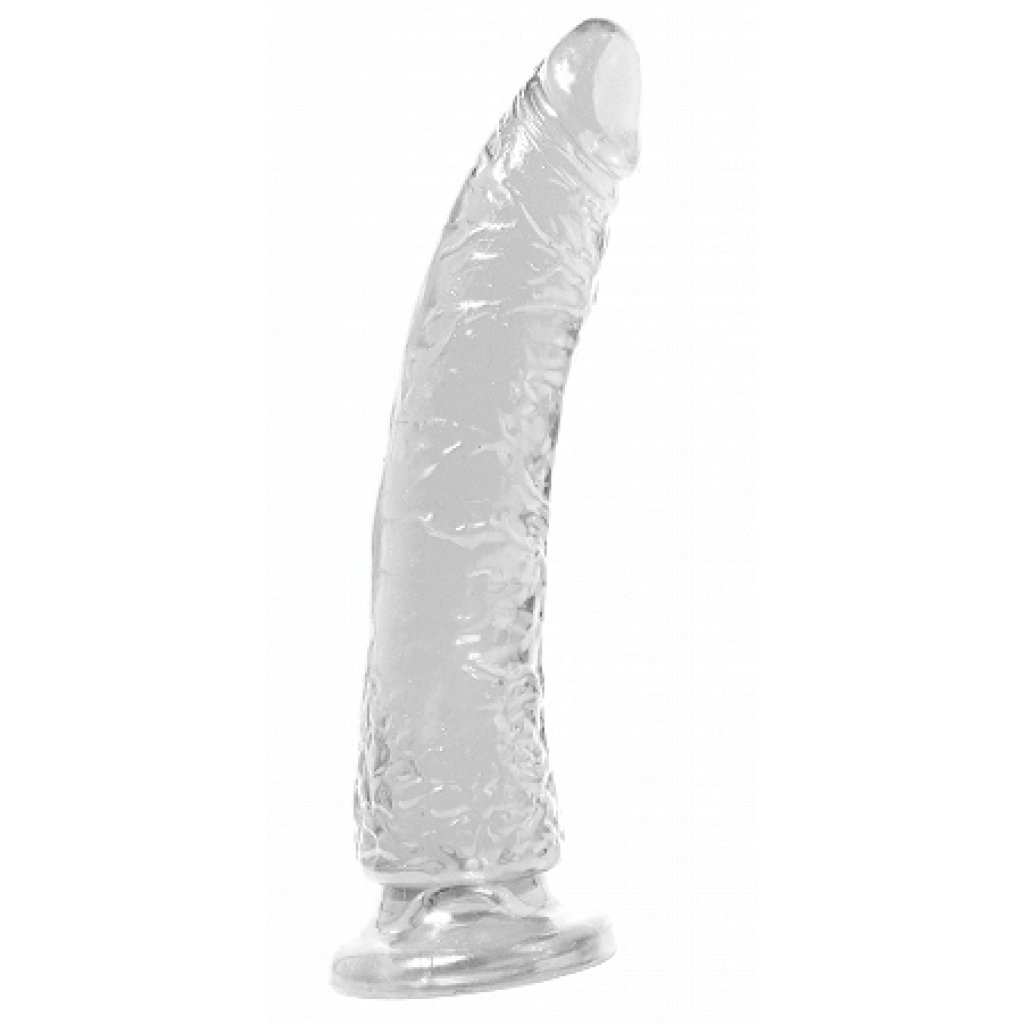 Basix Rubber Works Clear Slim Dong - 7 Inches