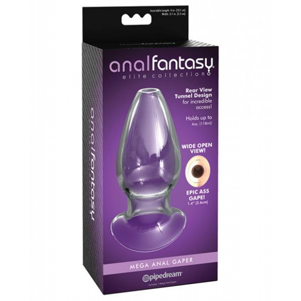 Anal Fantasy Elite Mega Anal Glass Gaper - Clear