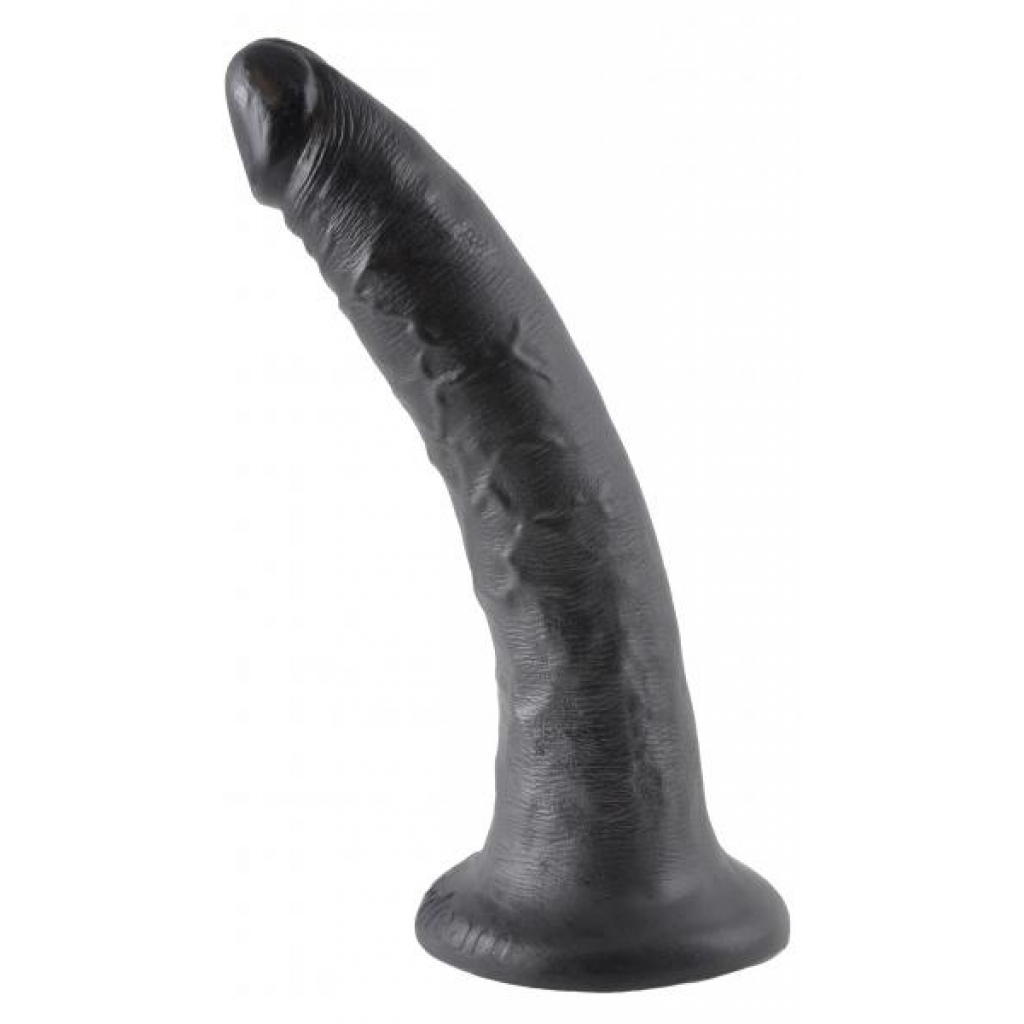 King Cock 7-Inch Realistic Dildo - Black