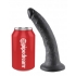 King Cock 7-Inch Realistic Dildo - Black