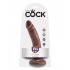 King Cock 7 Inches Realistic Dildo - Brown