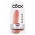 King Cock 7 Inches Cock Balls Beige