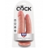 King Cock Double Penetrator Dildo - Beige