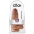 King Cock Chubby 9-Inch Tan Dildo