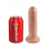 King Cock 6 inches Uncut Dildo - Beige