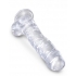 King Cock Clear 8 Inch Cock with Balls