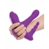 3Some Rock N Ride Silicone Vibrator - Purple