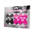 Peekaboos Pay Up Pasties - 1 Black, 1 Pink