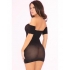 Pink Lipstick All Night Wrong Dress - Black O/S