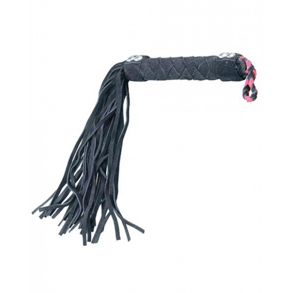 Plesur 15 inches Leather Flogger Black