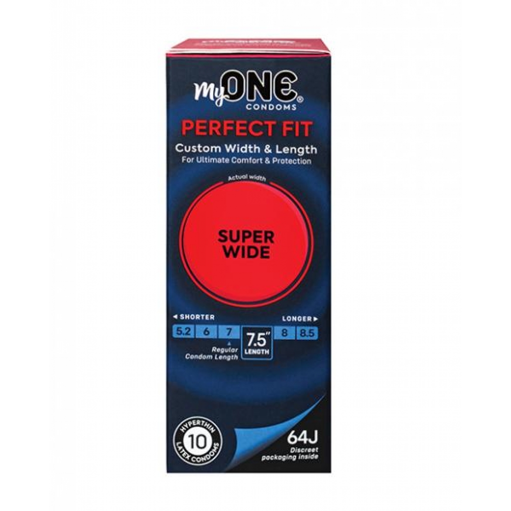 My One Custom Fit Super Wide Condoms - Pack of 10