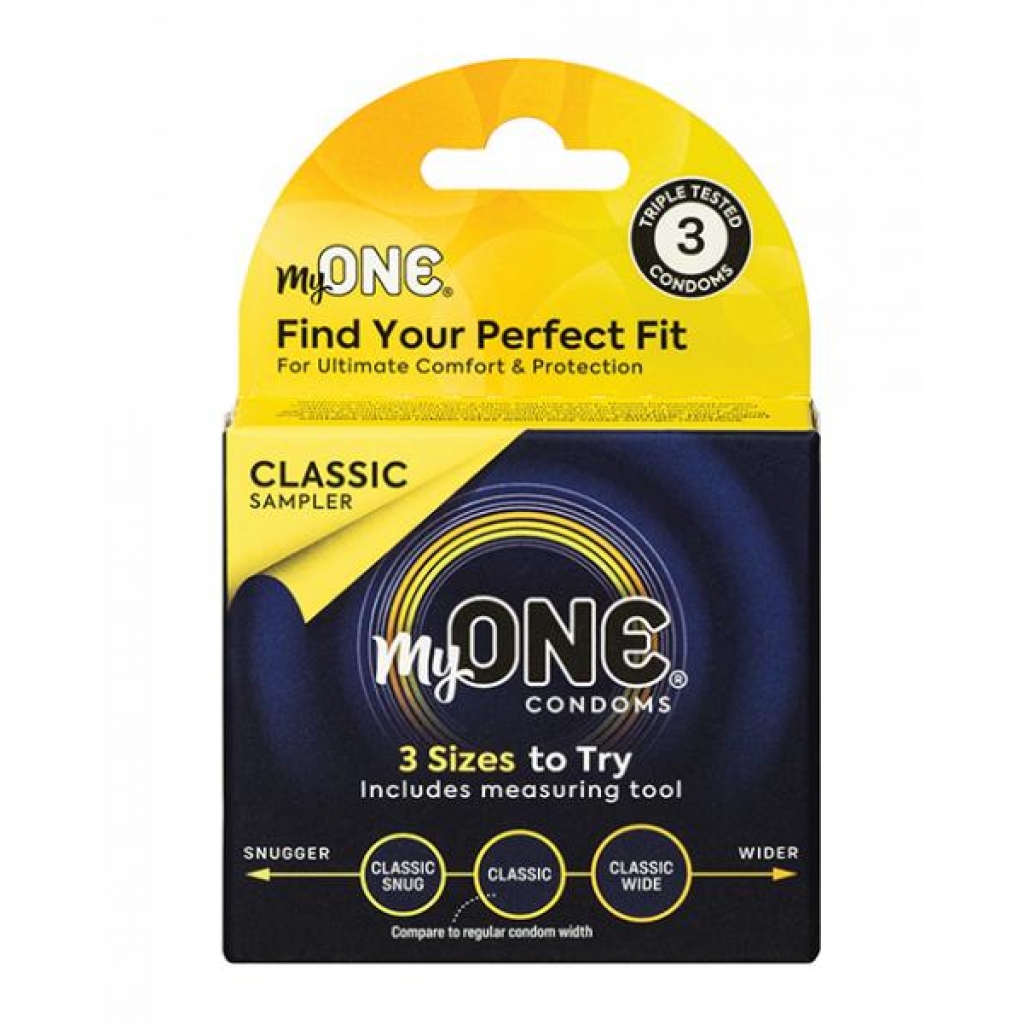 My One Classic Sampler Condoms - Pack of 3