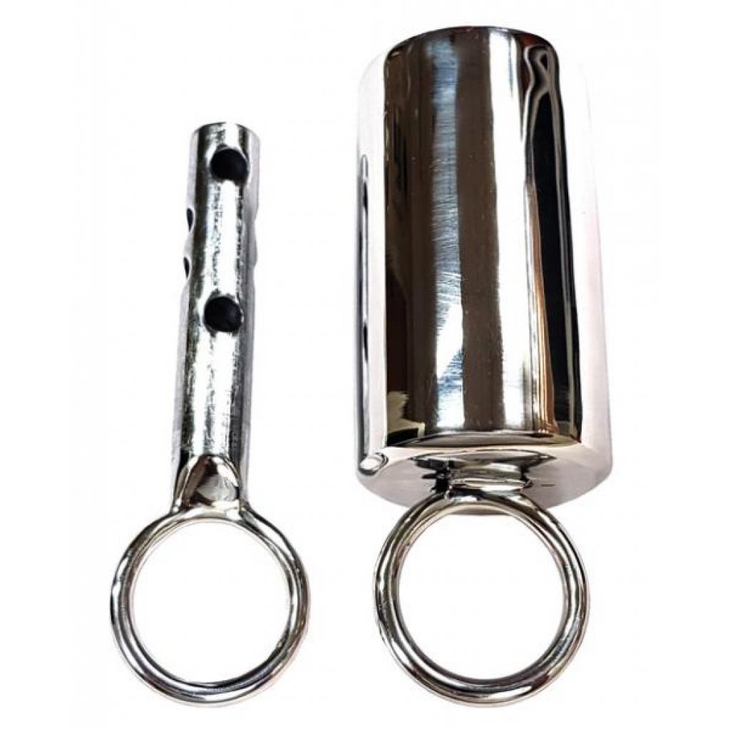 Rouge Stainless Steel Ice Lock - Silver Restraint