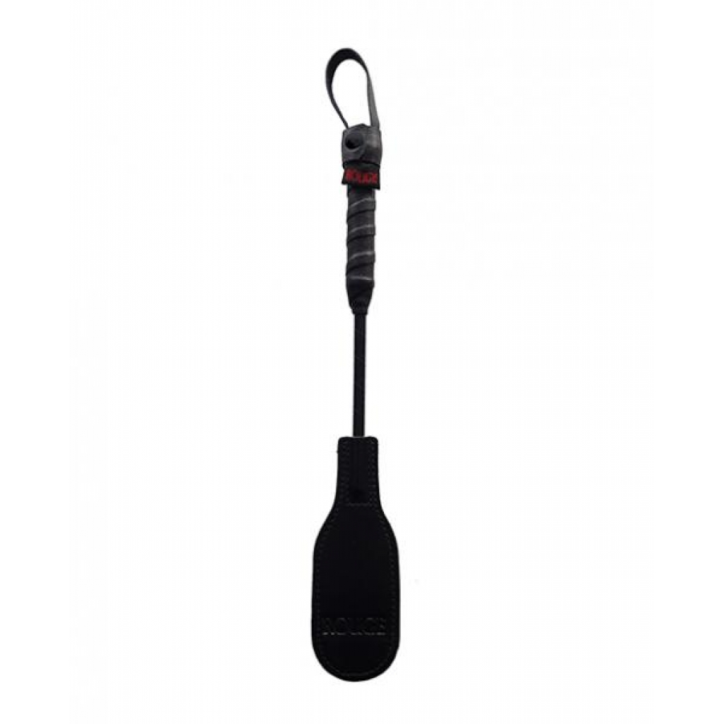 Rouge Mini Leather Oval Paddle - Black