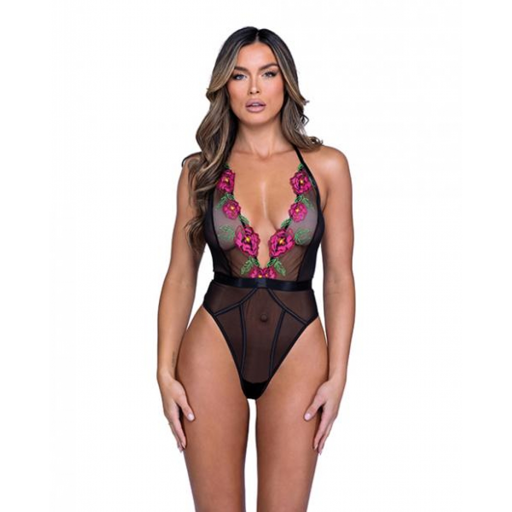 Peony Paradise Teddy - Black Md