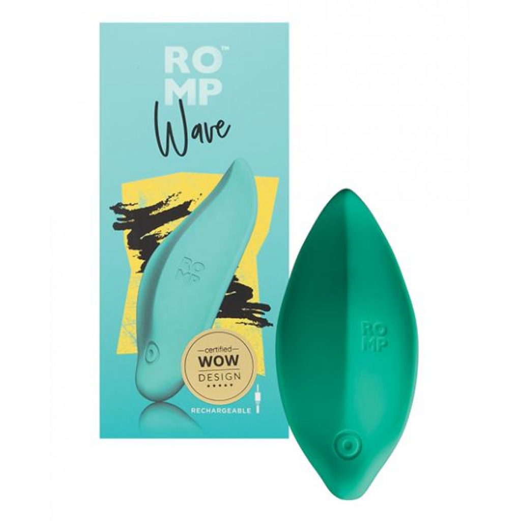 Romp Wave Lay On Vibrator - Mint Teal