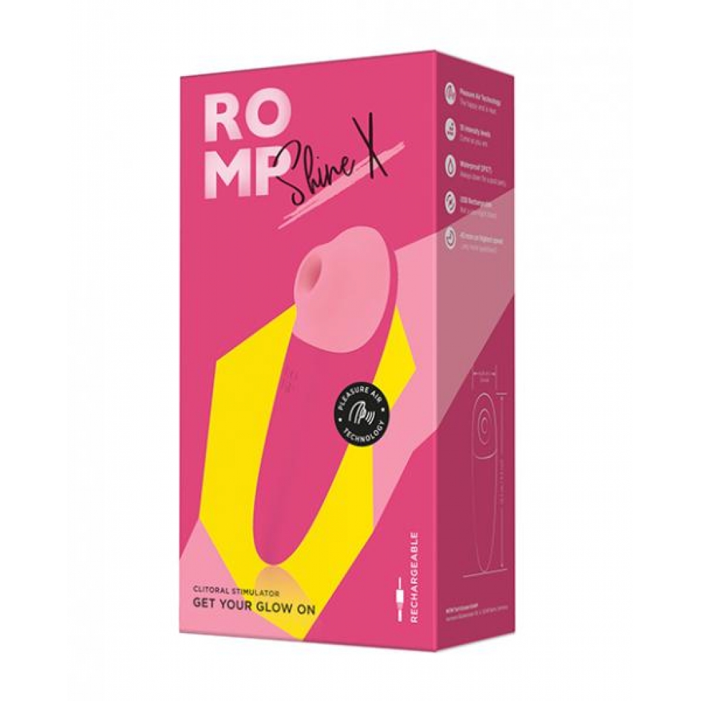 Romp Shine X Clitoral Vibrator - Pink