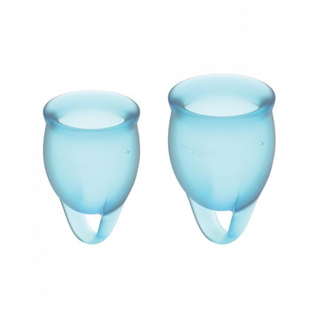 Feel Confident Menstrual Cup - Light Blue