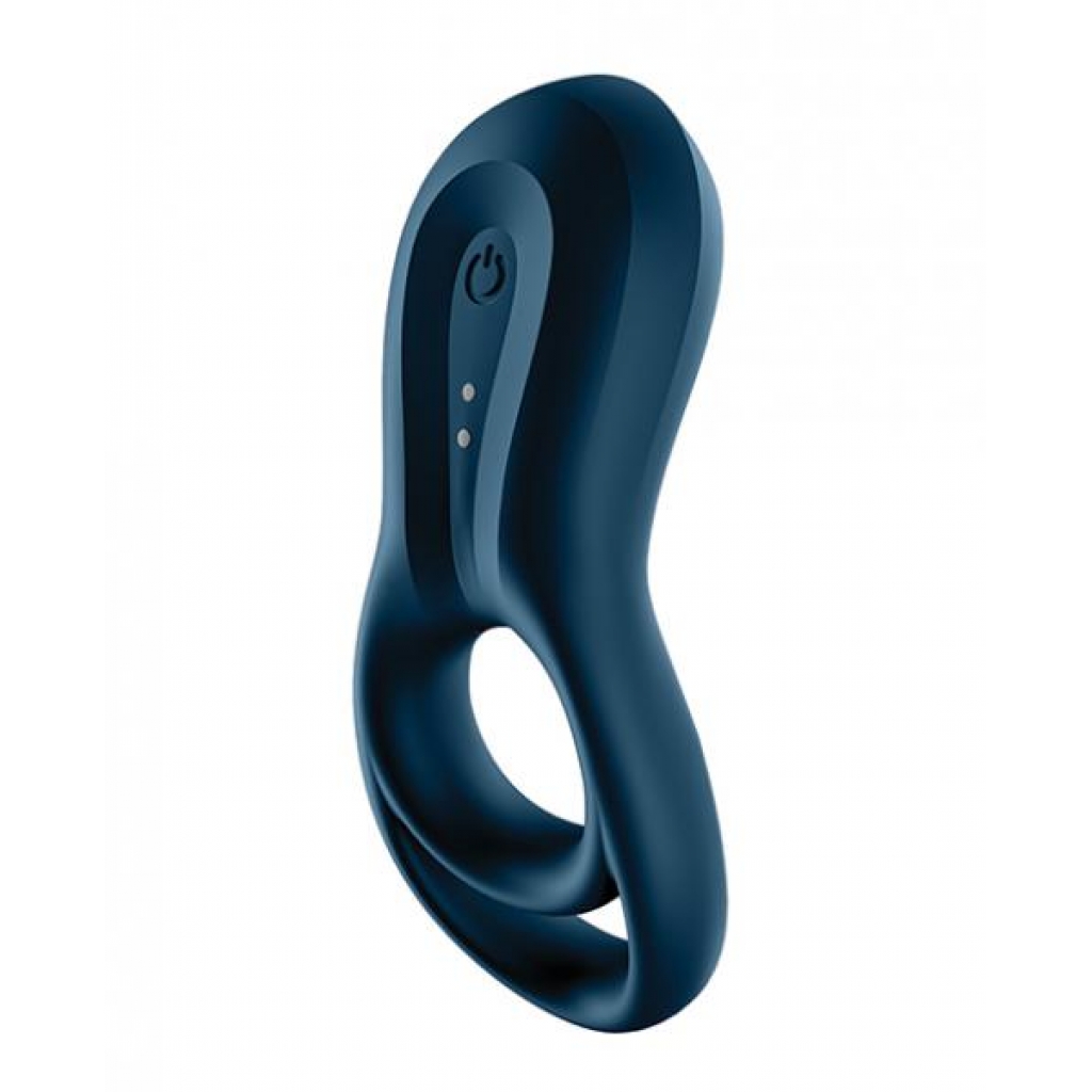 Satisfyer Epic Duo Ring Vibrator - Dark Blue