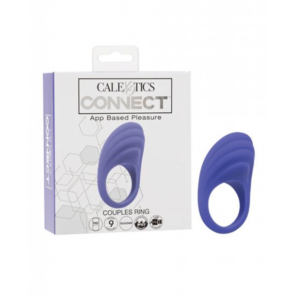 Connect App Based Couples Ring - Purple