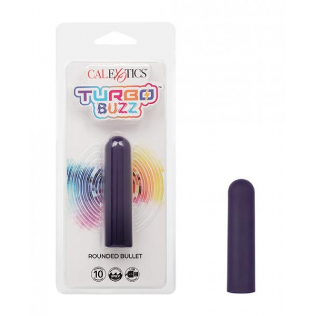 Turbo Buzz Rounded Bullet Stimulator - Purple