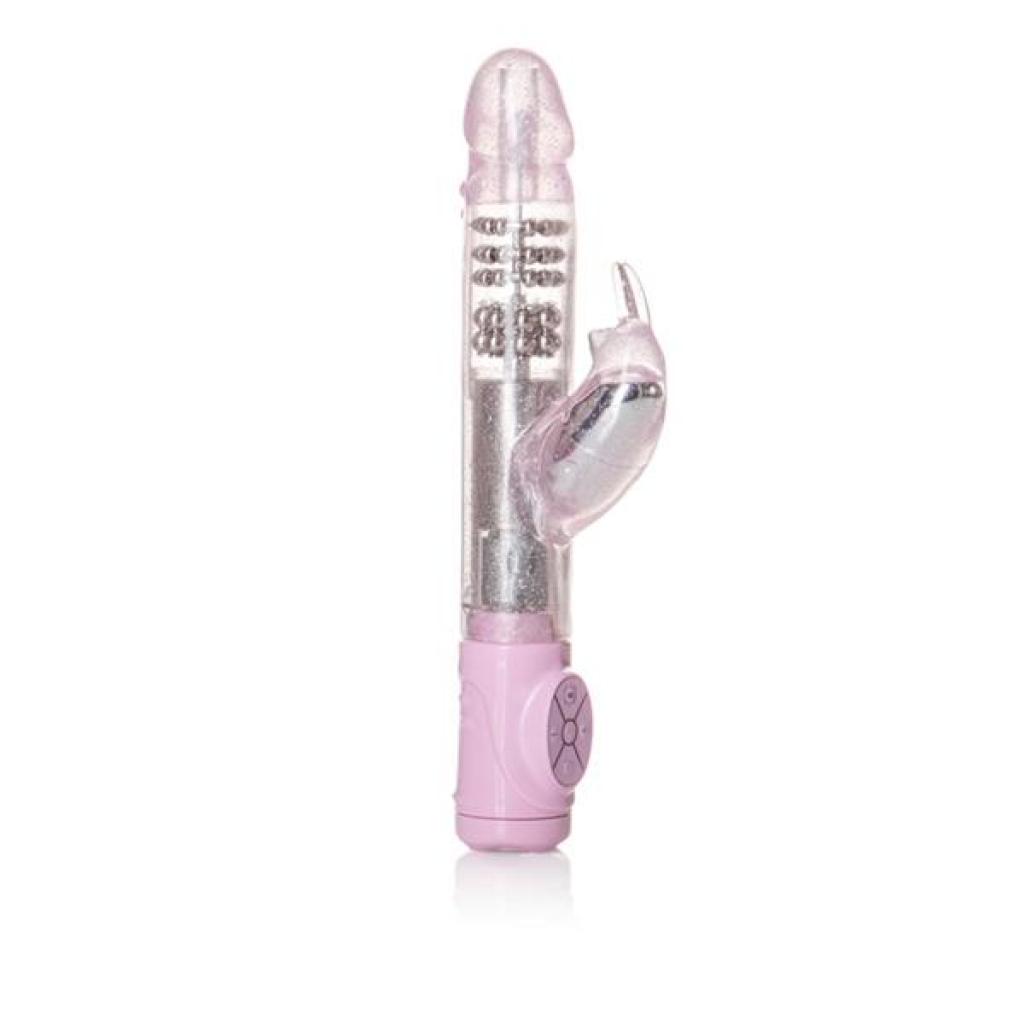 Jack Rabbit Vibrator with Thrusting Action - Pink