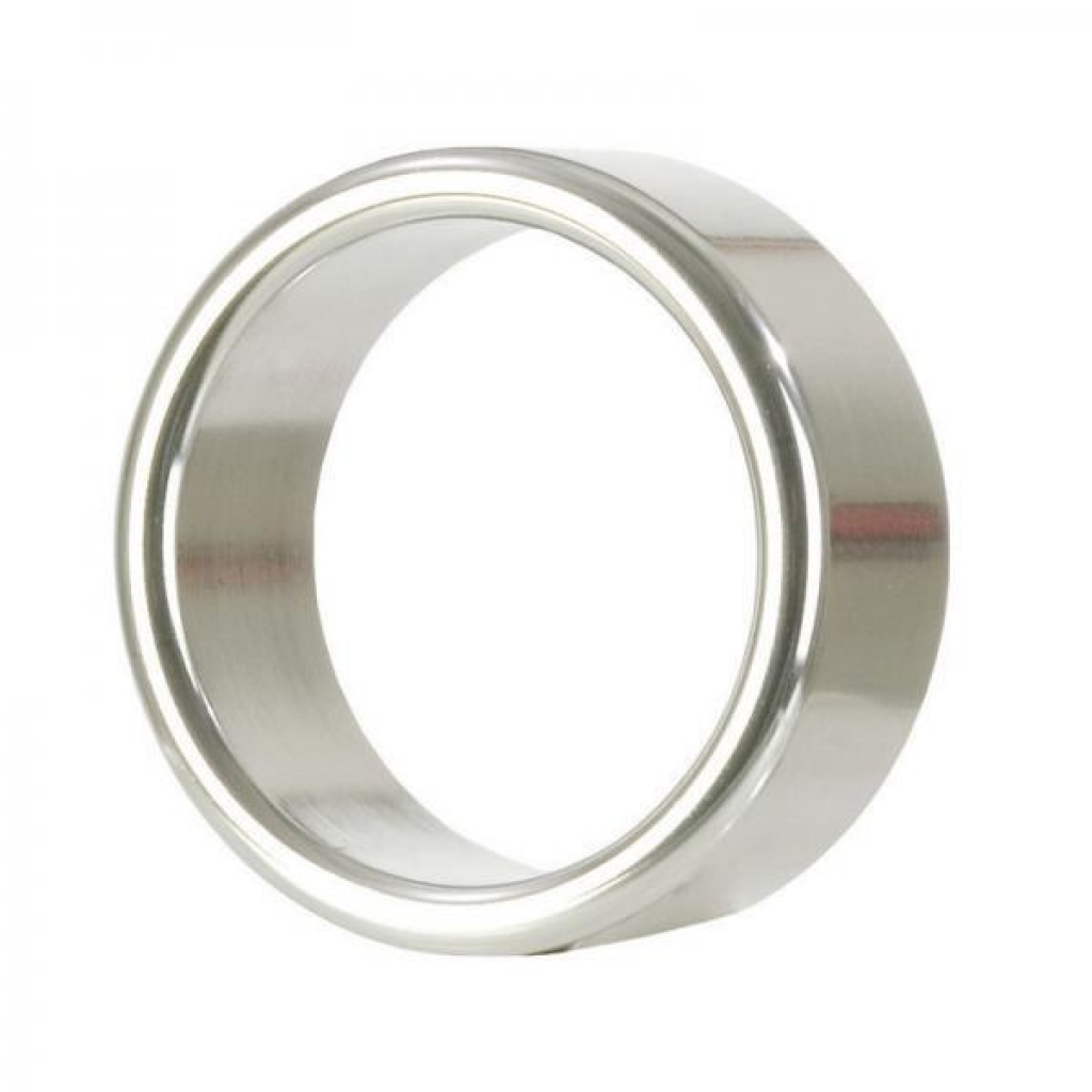 Alloy Metallic Ring: Large Silver Enhancement