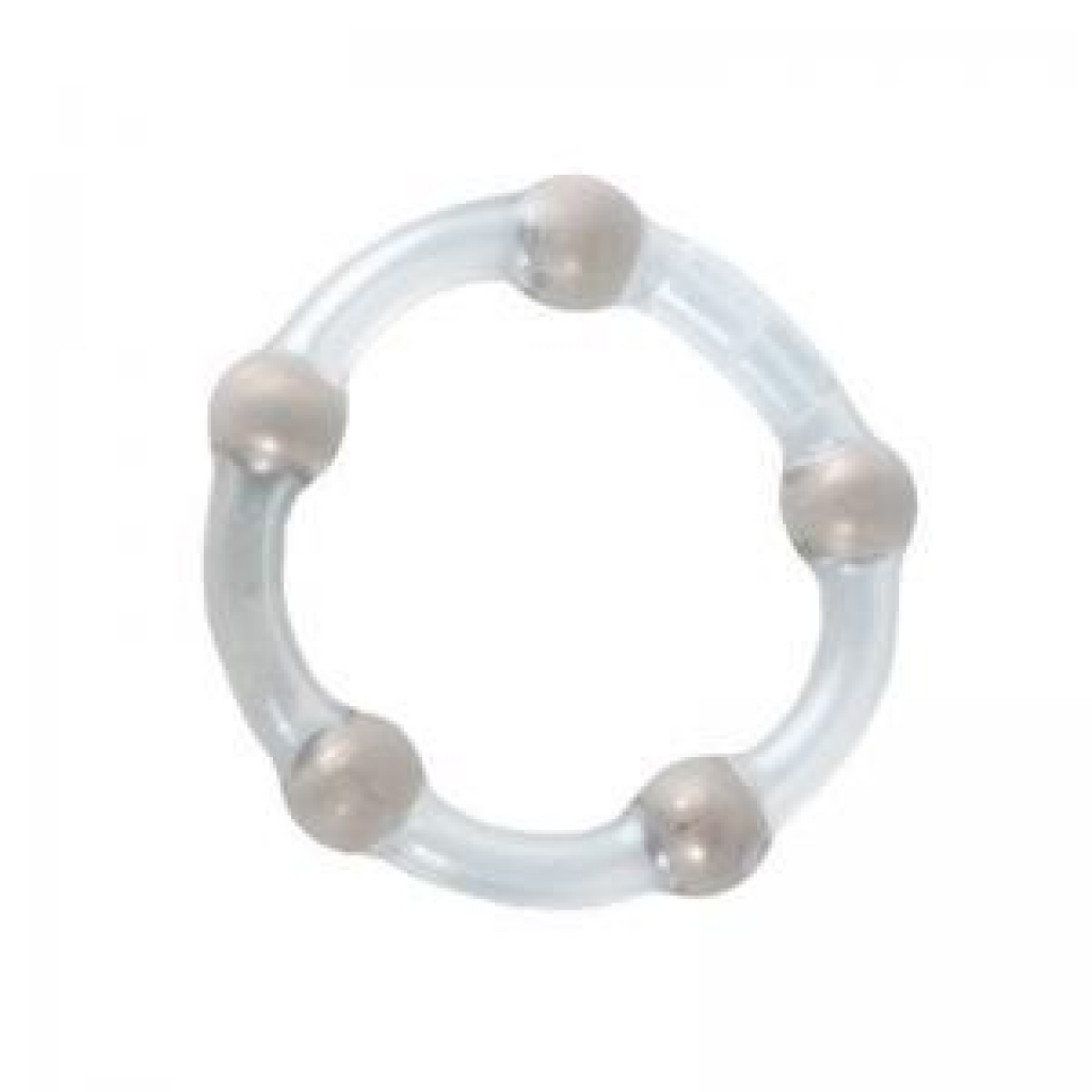 Metallic Bead Ring - Blue