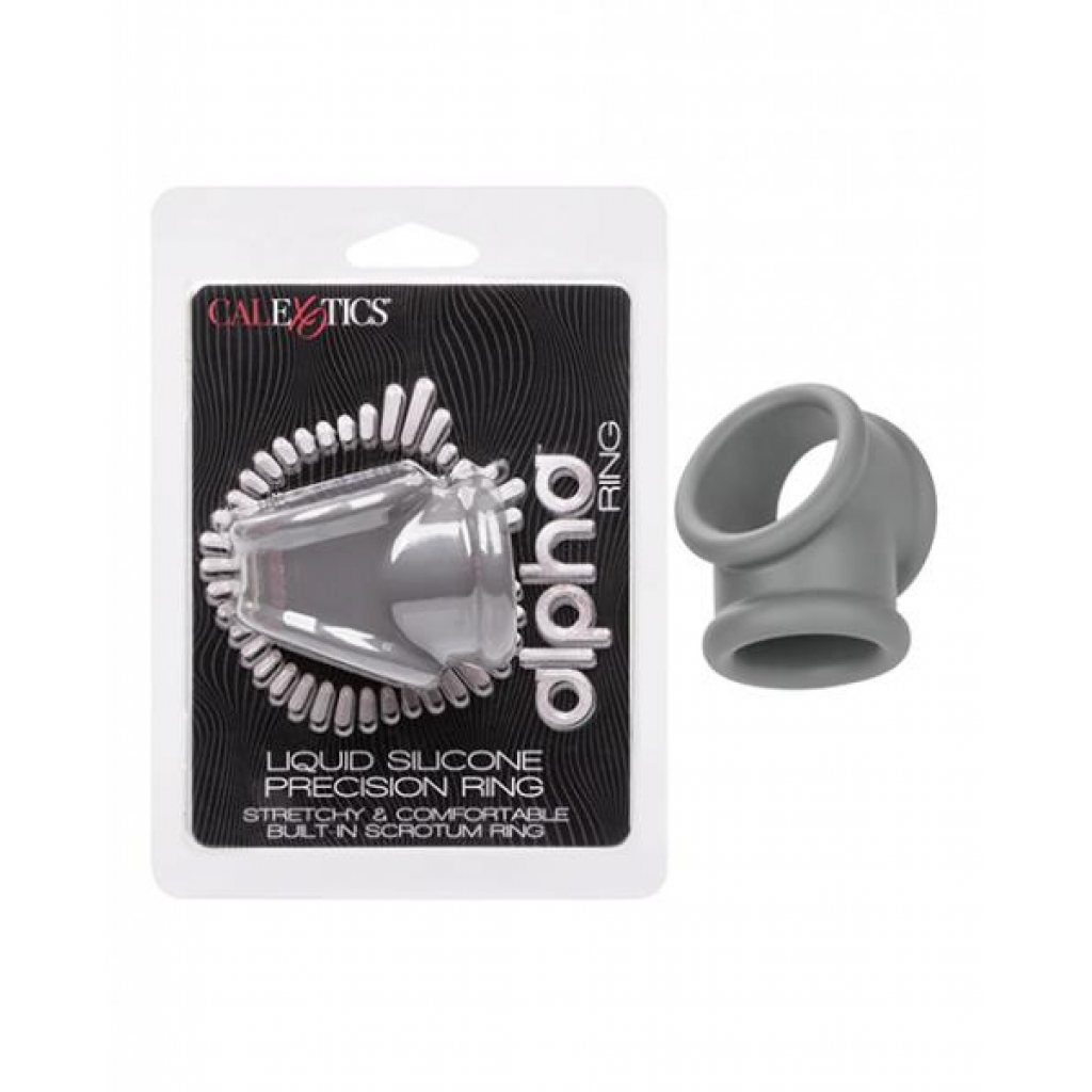 Alpha Liquid Silicone Precision Ring in Grey