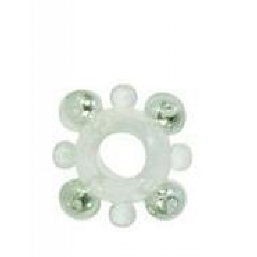 Enhancer Ring With Beads Clear