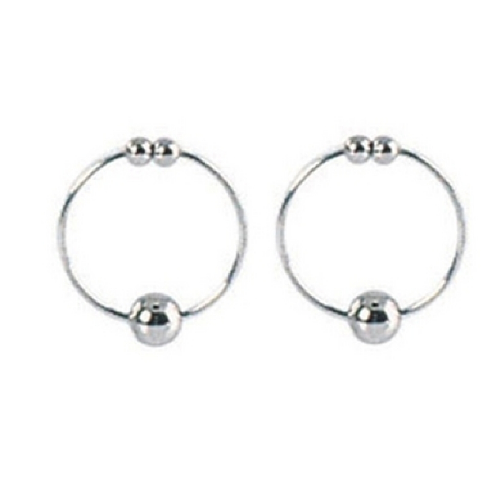 Non-Piercing Nipple Rings - Silver