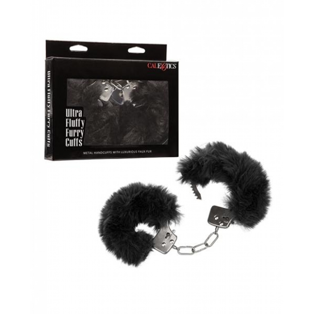 Ultra Fluffy Furry Restraint Cuffs - Black