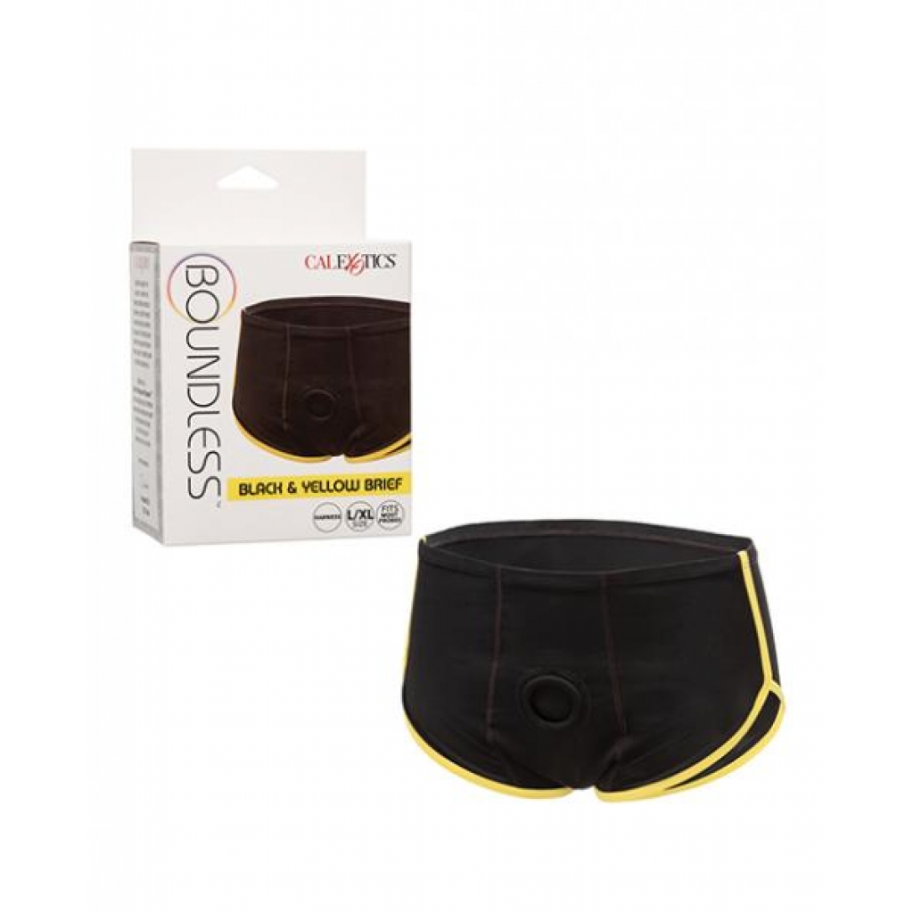 Boundless Boxer Brief - Black/Yellow L/XL