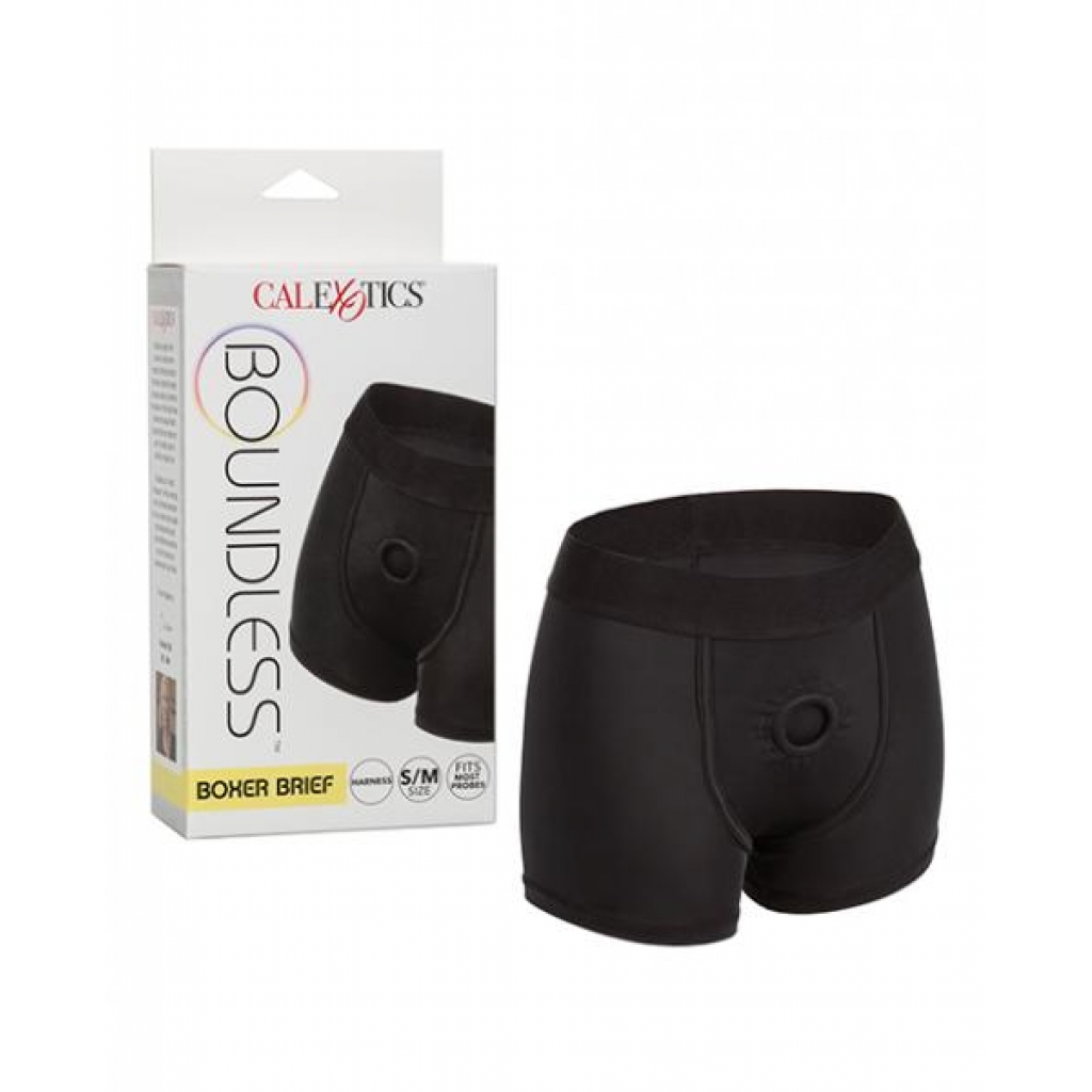 Ultra-Comfortable Boundless Boxer Brief Harness - Black