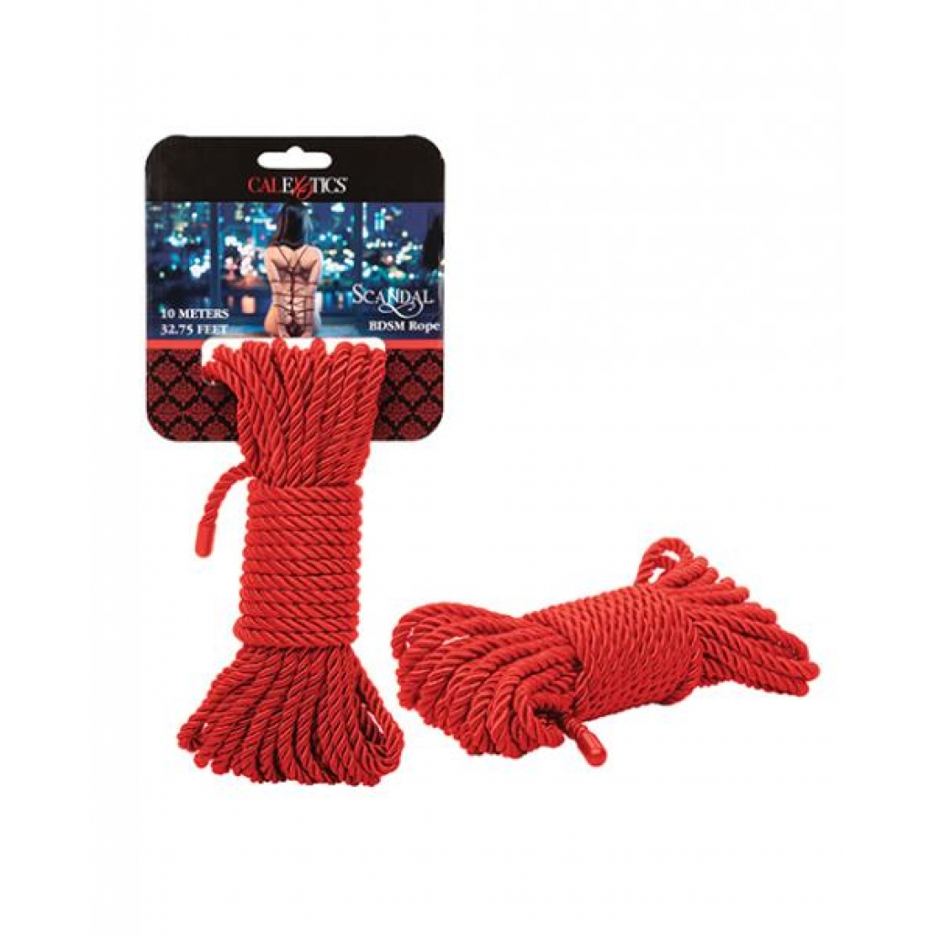 Scandal BDSM Rope - 10 Meters - Red