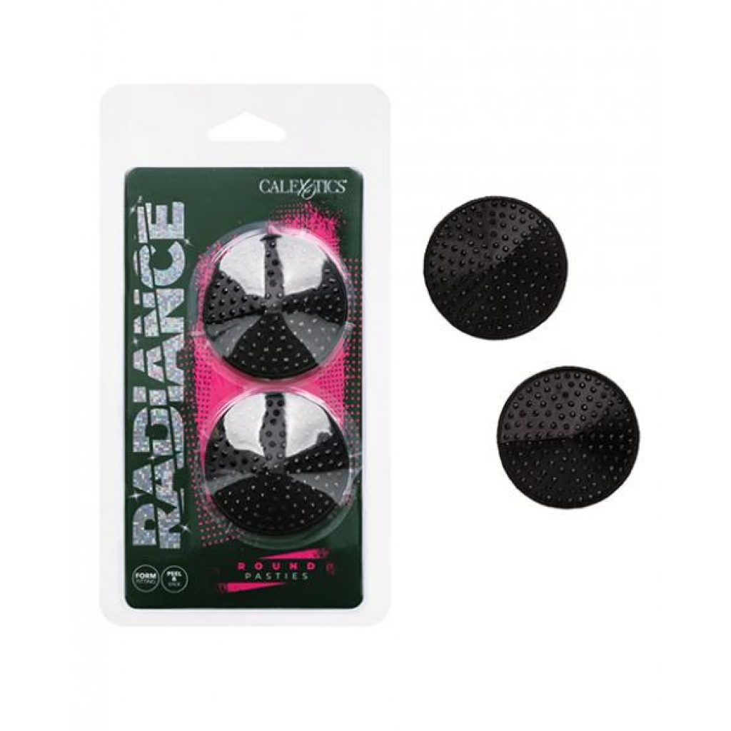 Radiance Round Pasties - Black O/S