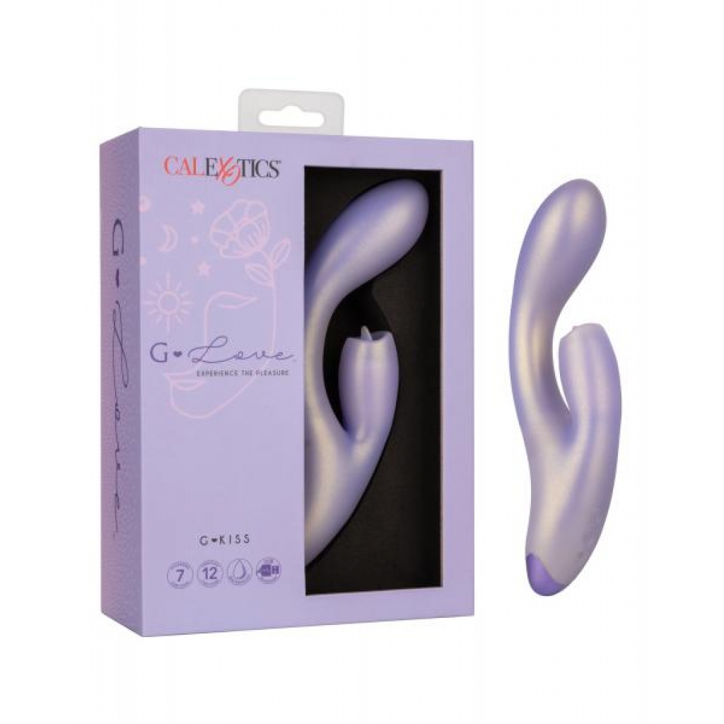 G-Love G-Kiss Vibrating Dual Stimulator - Purple