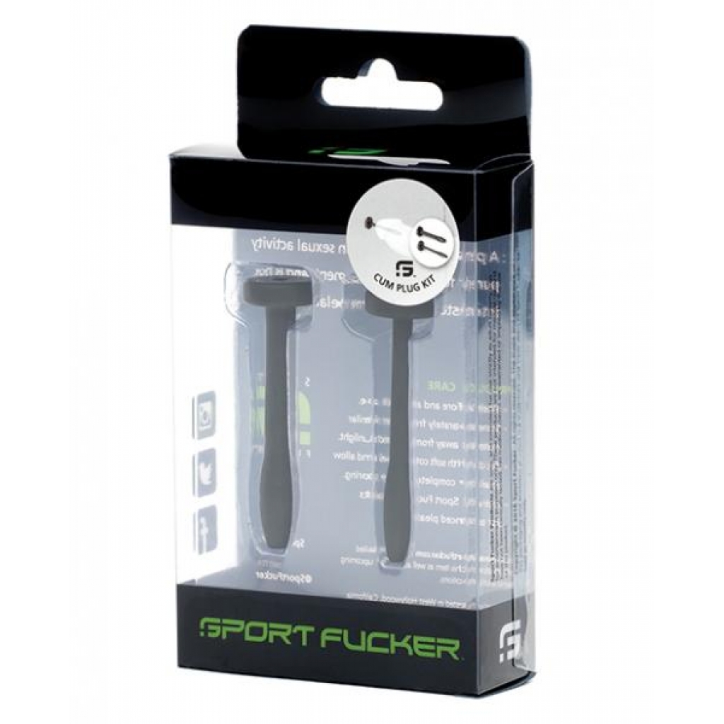 Sport Fucker Cum Plug Kit - Black