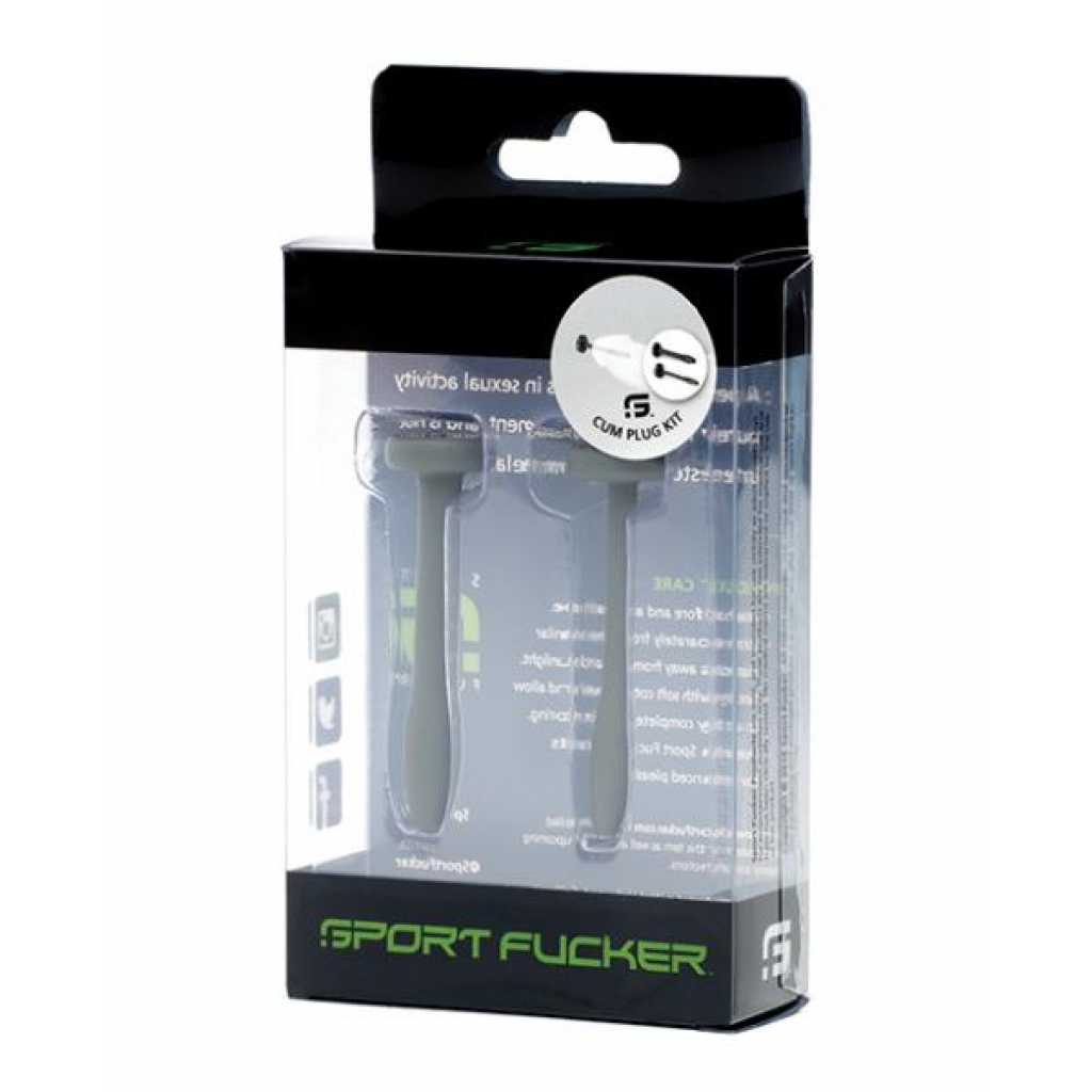 Sport Fucker Cum Plug Kit - Metal Smoke