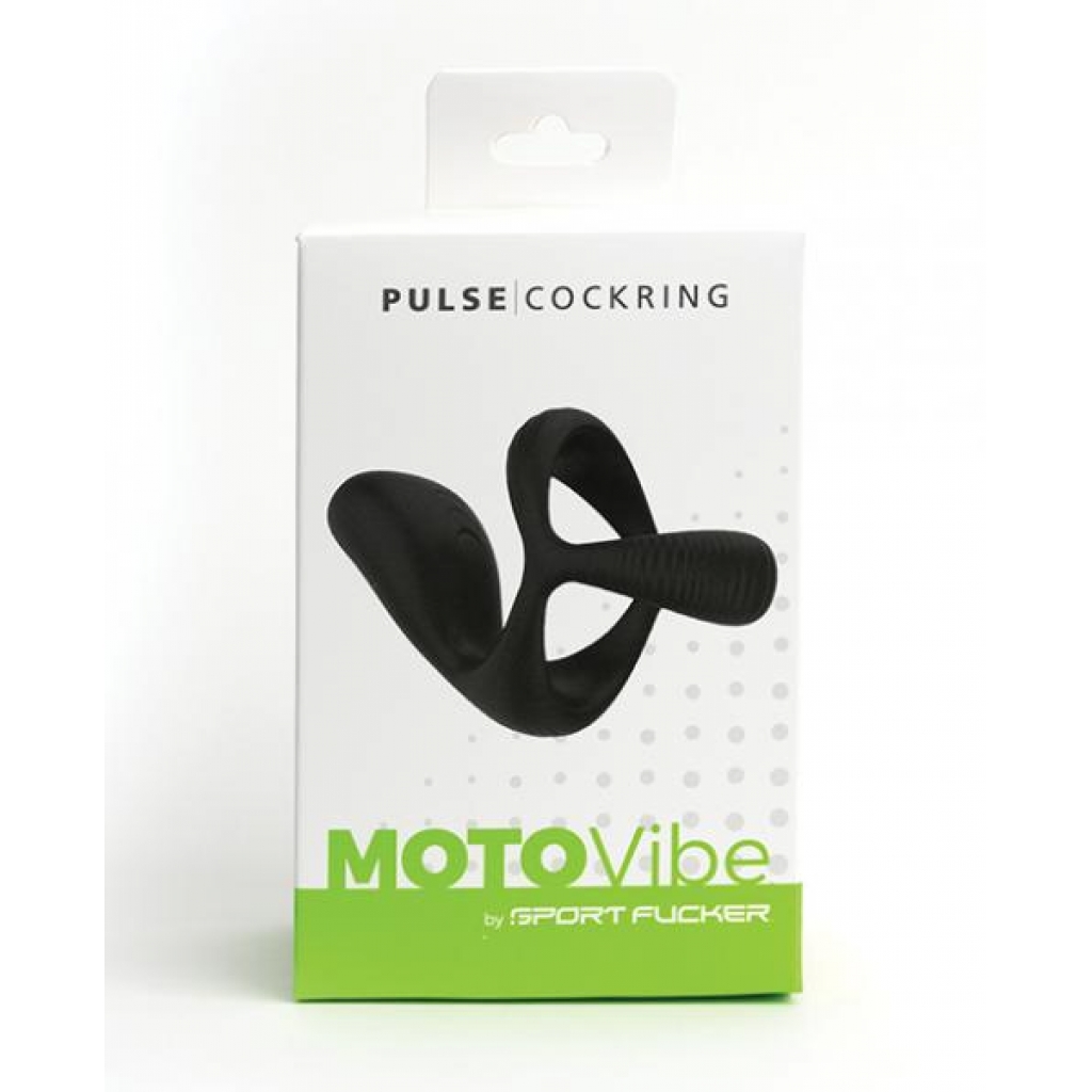 Sport Fucker Motovibe Pulse Cockring - Versatile Black Design