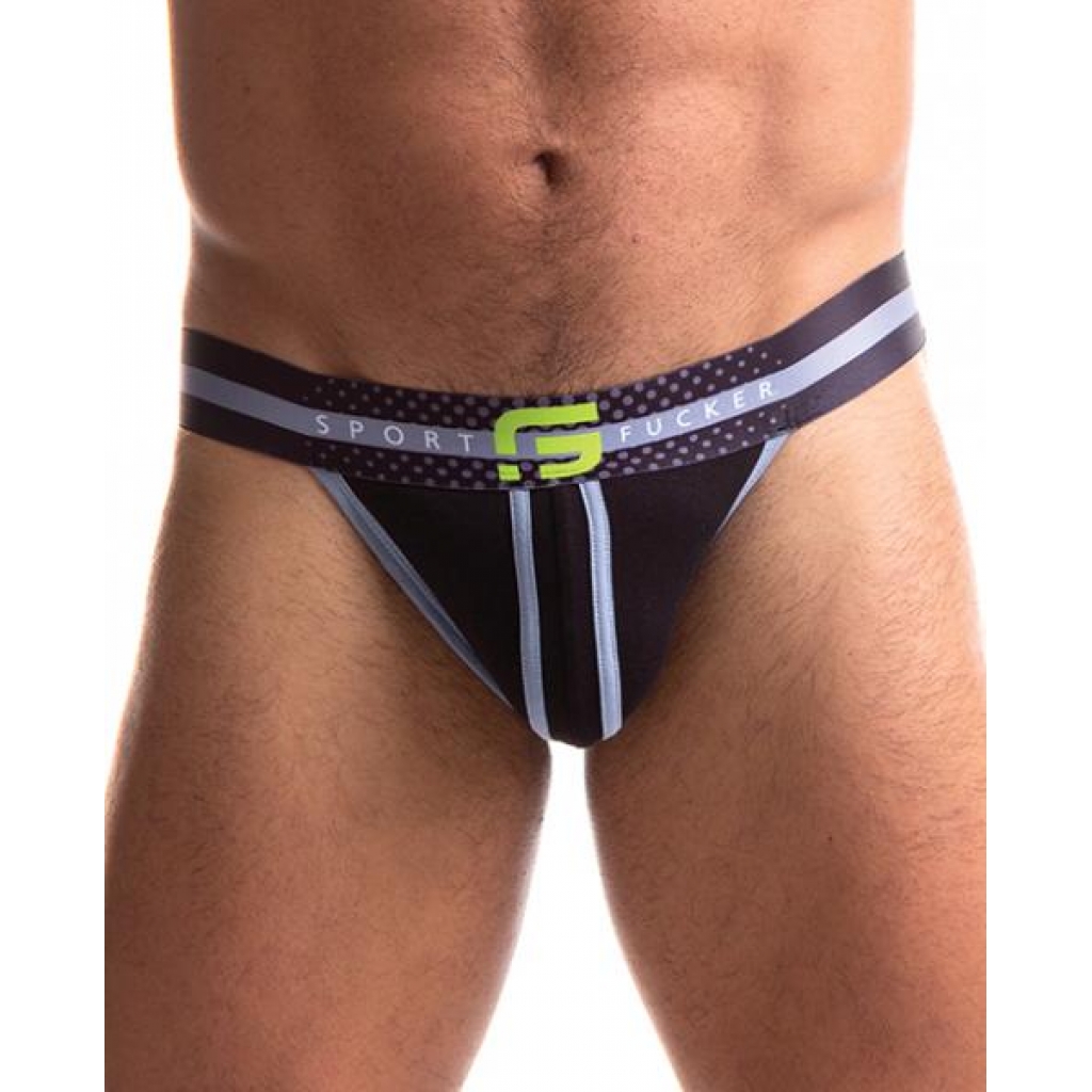 Sport Fucker Jersey Jock - Black - Large