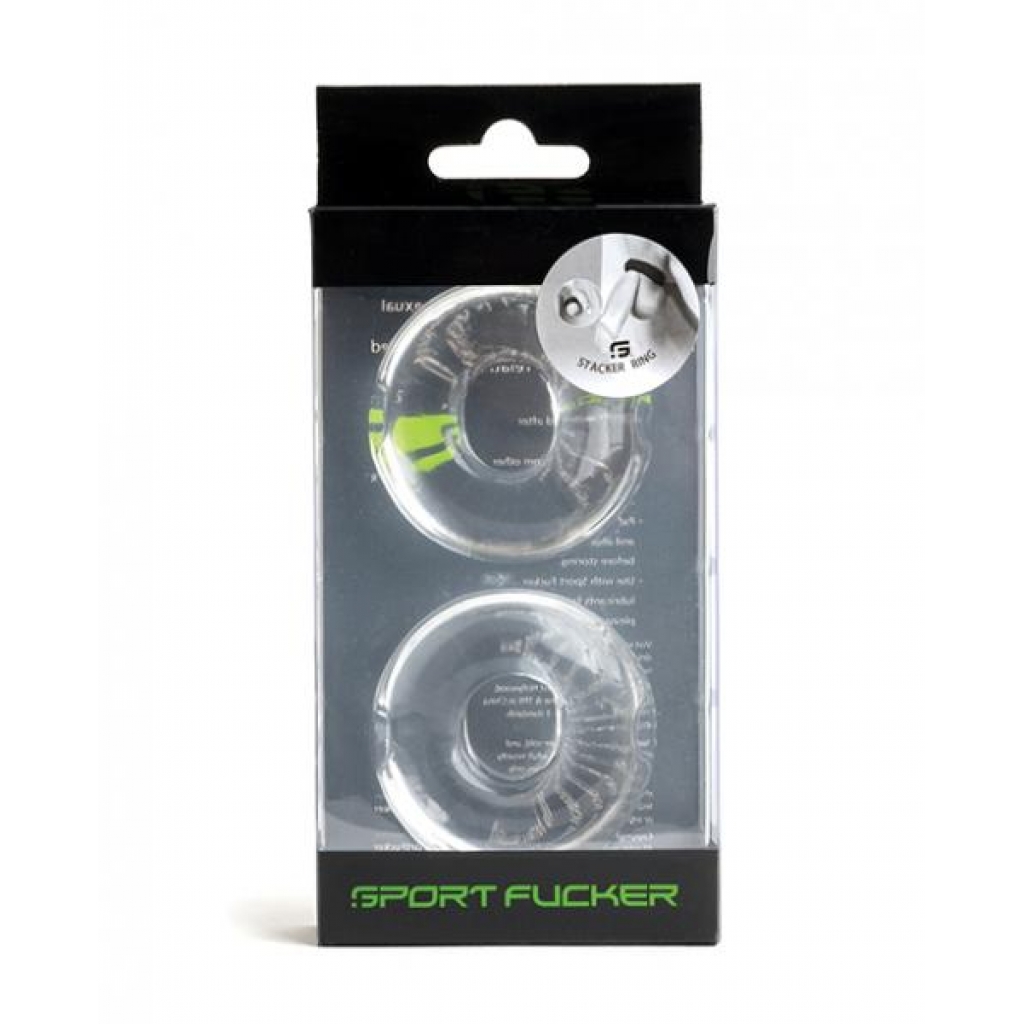 Sport Fucker Stacker Rings - Clear