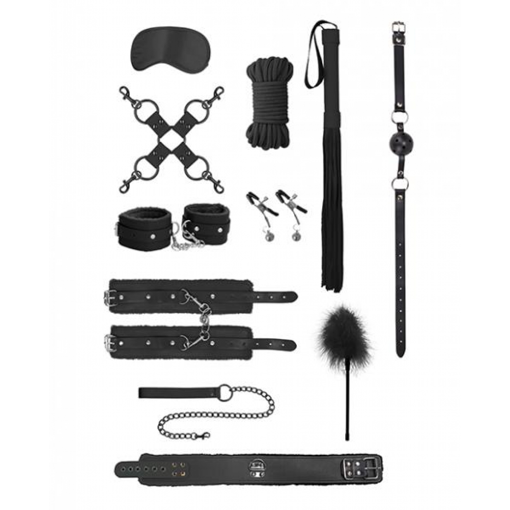 Ouch Intermediate Bondage Kit - Black