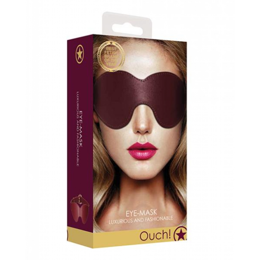 Shots Ouch Halo Eyemask - Burgundy