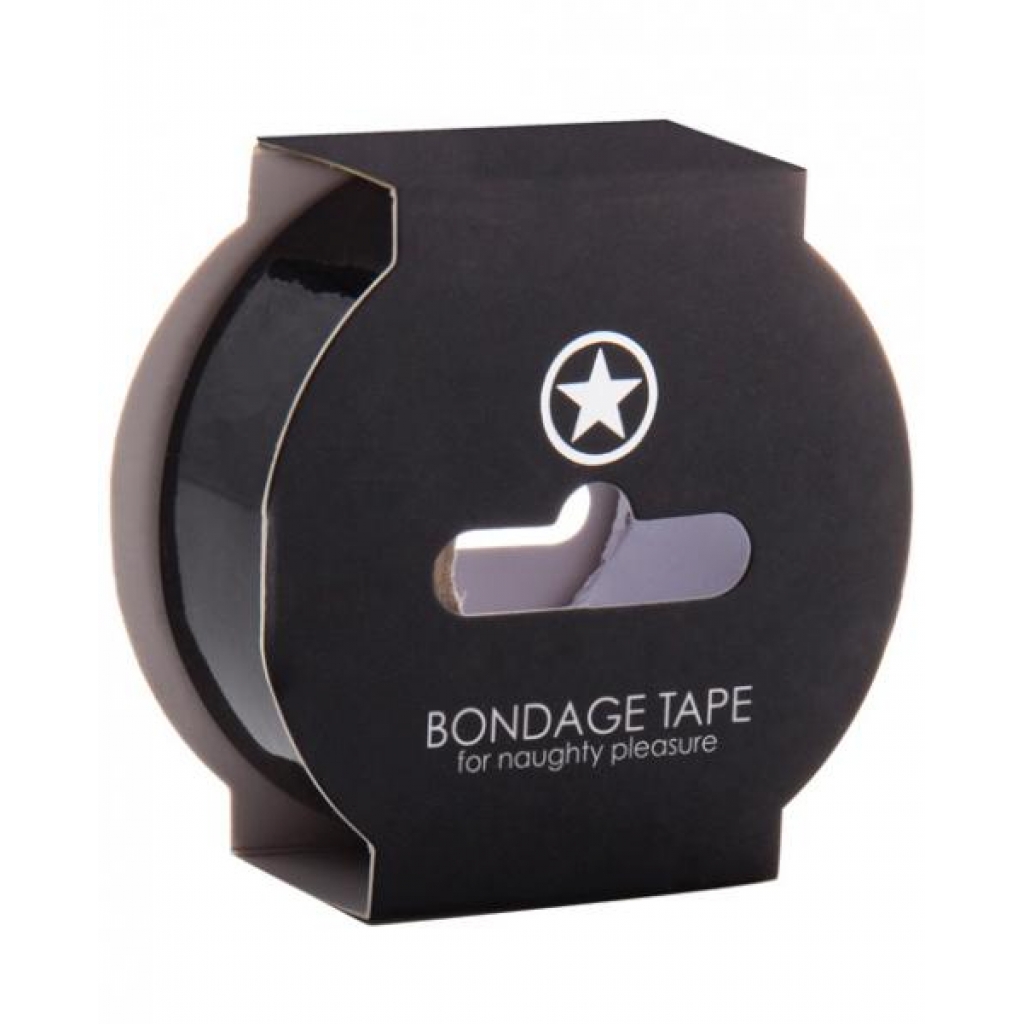 Bondage Tape Non-Sticky - 57.41 Feet Black