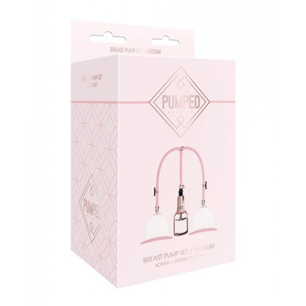 Shots Pumped Breast Pump Set - Medium Rose Gold