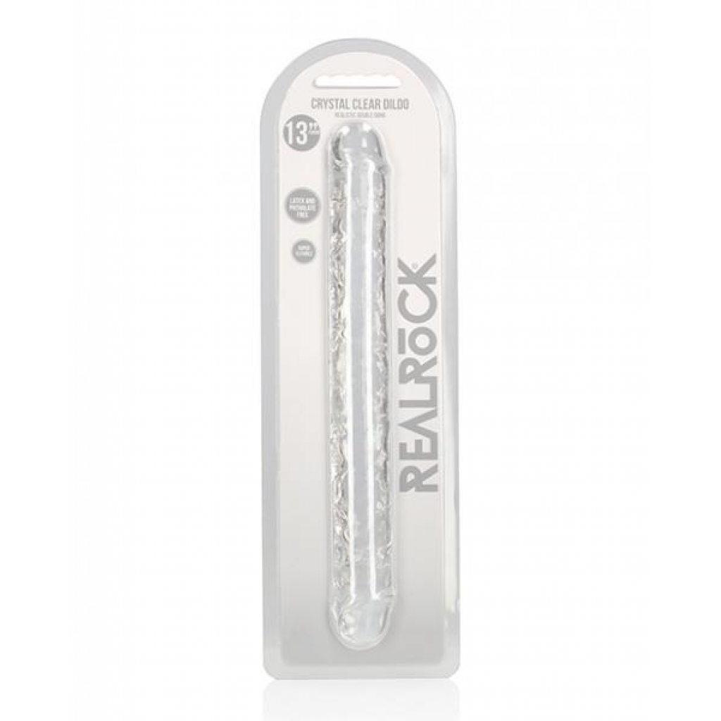 Crystal Clear Pleasure: Realrock 13-Inch Double Dildo