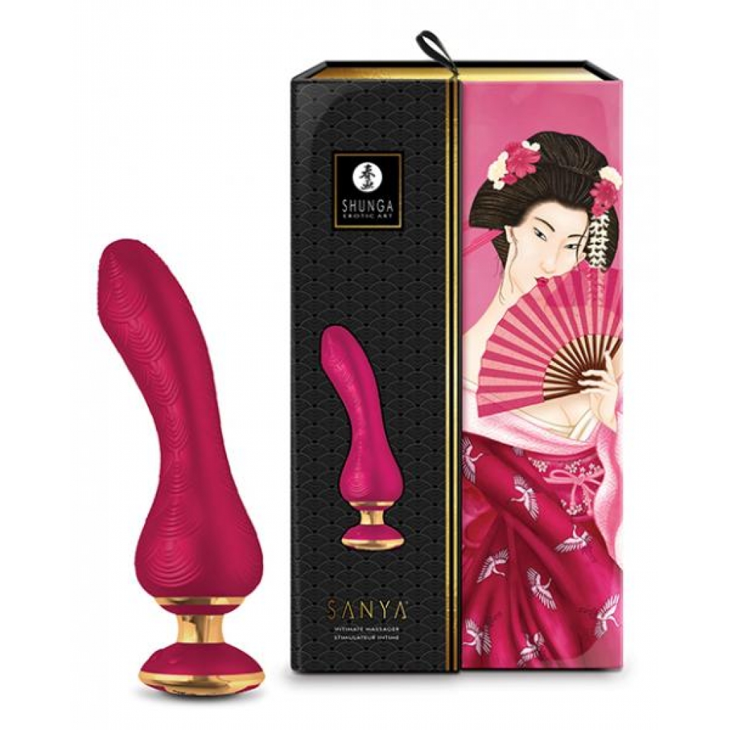 Shunga Sanya Intimate Massager - Raspberry Red